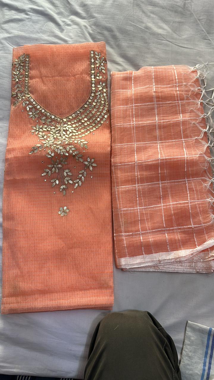 kota doria dress material