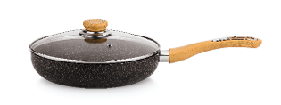 Flat frying pan